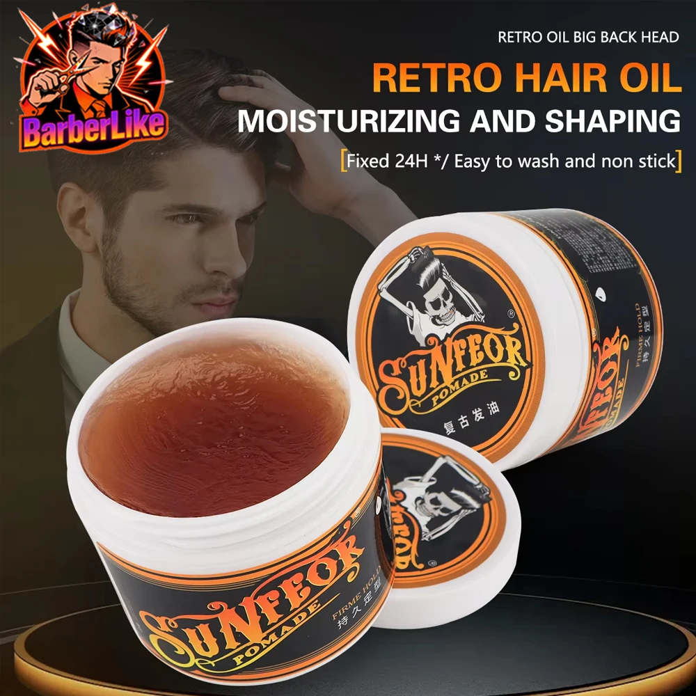 Arcilla para el cabello para hombres, cera para estilismo, venta al por mayor, salón de peluquero, estilista, restauración, modelado, barro, barbería, suministro de peluquería