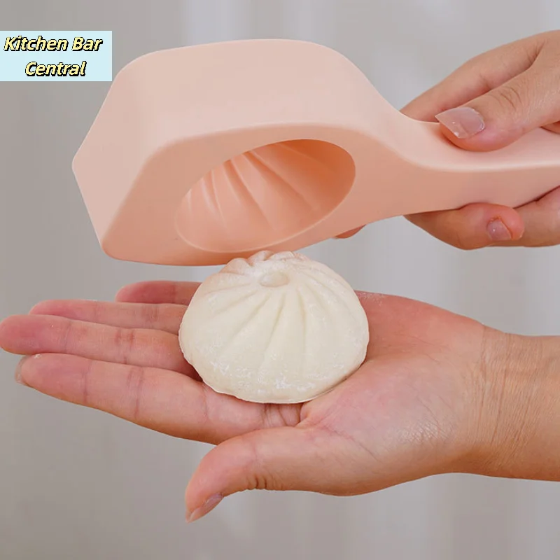 Molde para hacer panecillos de repostería hechos a mano, molde chino para Baozi, herramienta manual para hornear y repostería en casa, para hornear al vapor y rellenar.