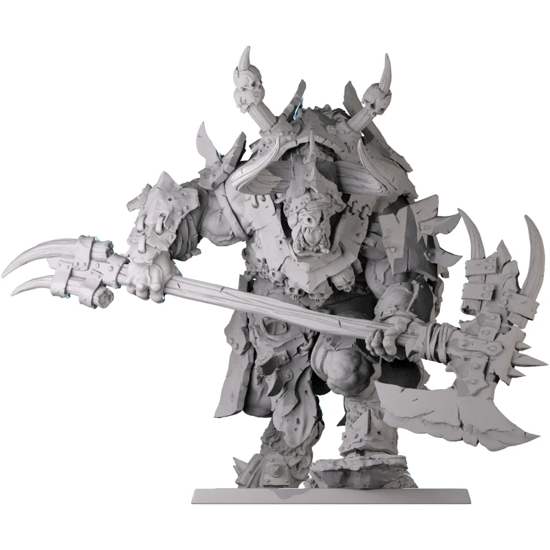 56mm Resin Model Angry Minotaur Warrior Figure Unpainted No Color DW-111