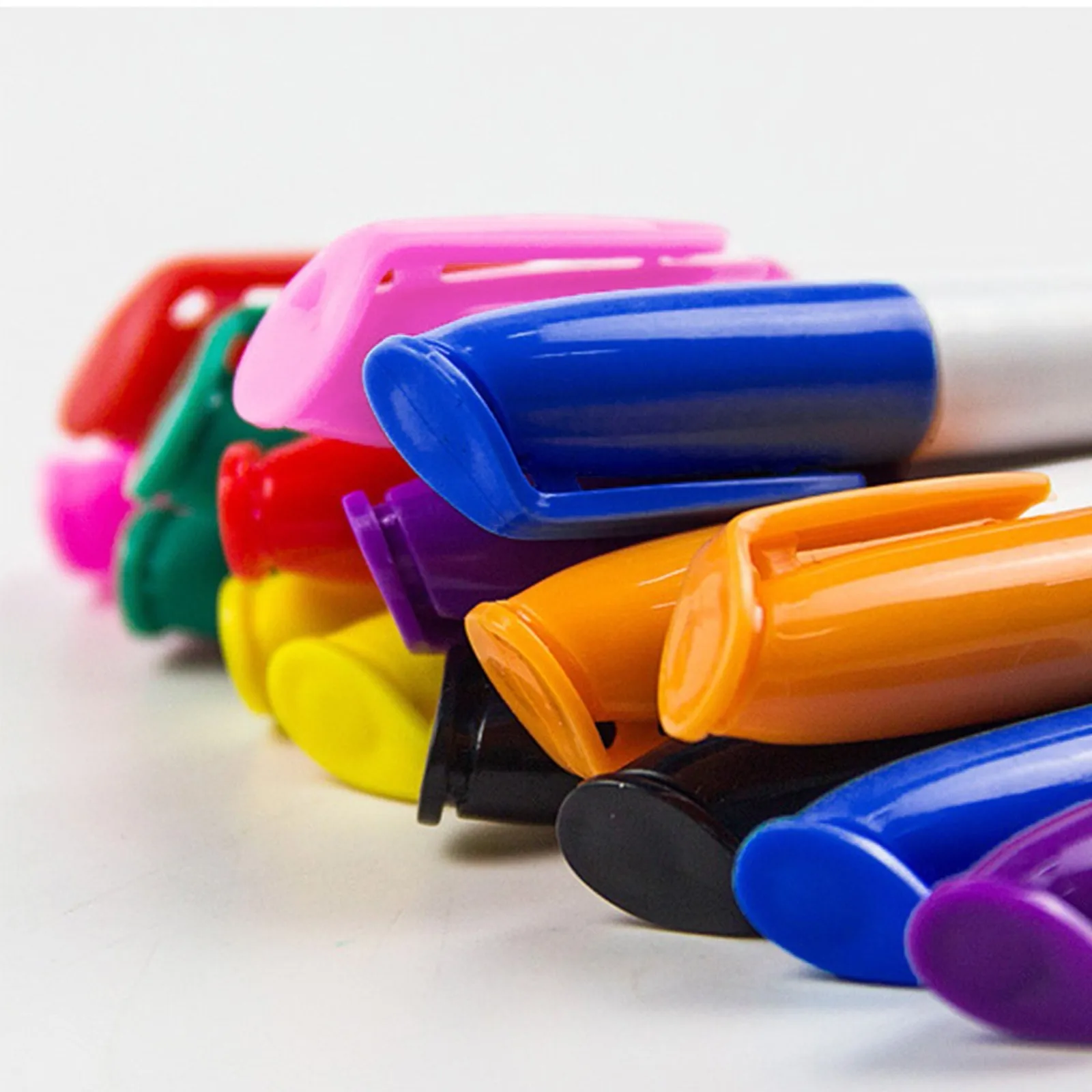 8 ألوان للكتابة بسلاسة متعددة الوظائف قلم تحديد سبورة منخفضة الرائحة مكتب القرطاسية المدرسية #4