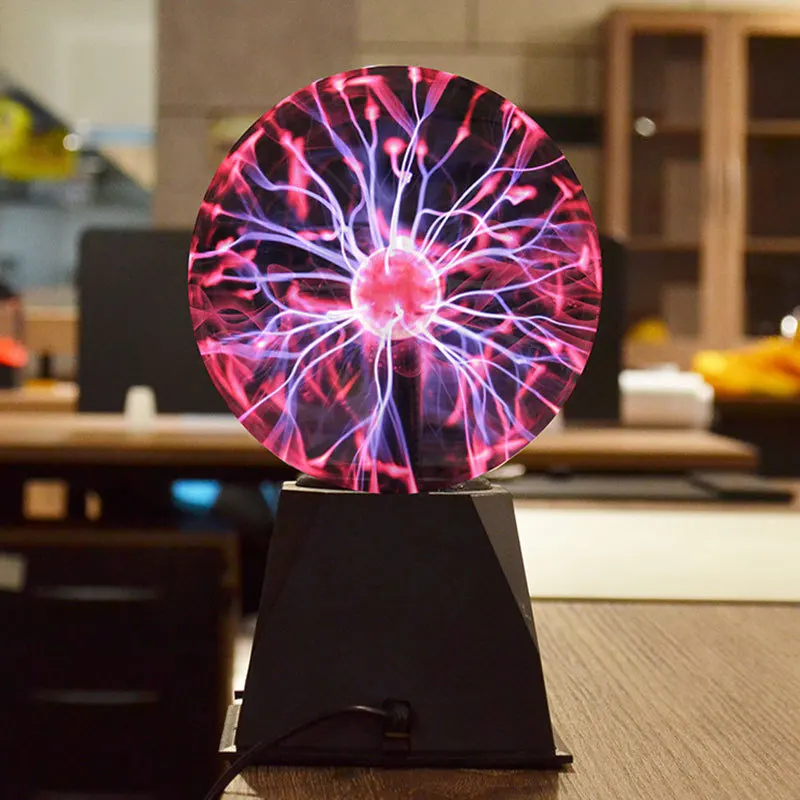 4/5/6/8 pollici novità Magic Crystal Plasma Ball Touch Lamp LED Night Light Kid Birthday Christmas Gift Decor Light vendita calda