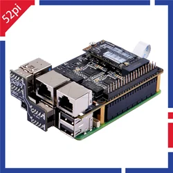 U2500 M.2 NVME Dual USB3.0 to 2.5g for Raspberry pi 5 Extension Adapter Board
