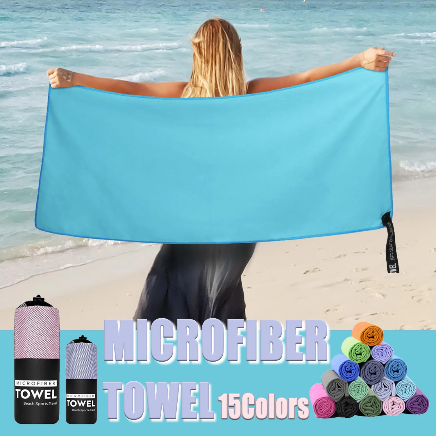 Microfiber Towel new trend fitness travel enthusiasts High-quality quick-drying Great outdoor adventures Meet needs enthusiasts