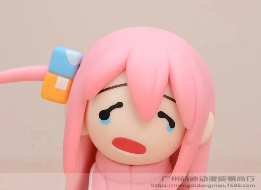 أنيمي بوتشي ذا روك! Gotoh Hitori q-version kawaii وضعية الجلوس عمل الشكل البلاستيكية نموذج اللعب دمية مكتب ديكور الهدايا #4