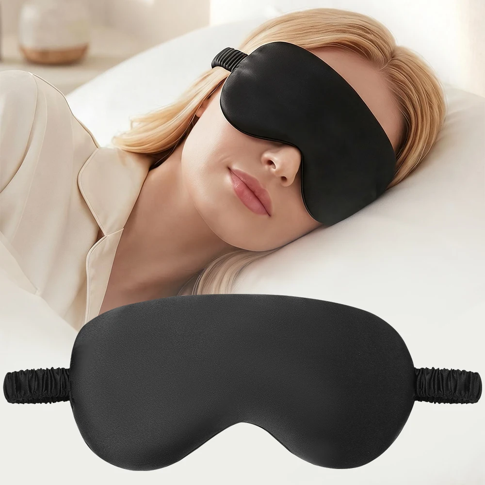 Double-Sided Use Sleep Mask, Sleeping Eyeshade Light Blocking ,Breathable Comfortable Health Eye Care for Traveling, Working