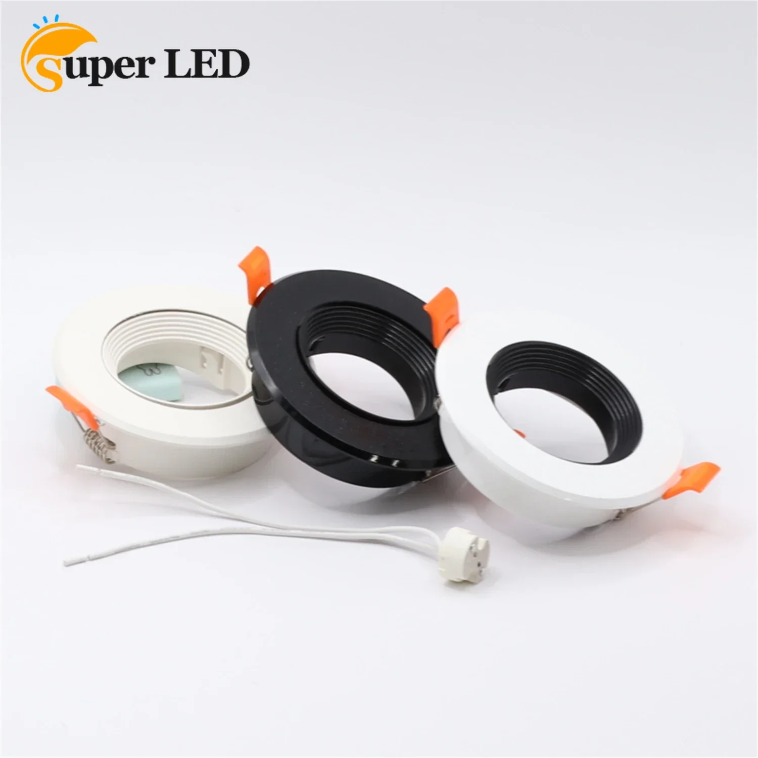 LED Ceiling Spot Light Lamp 6W LED Downlight White,black Downlight Cabinet Spot Lamp Frame