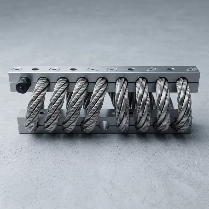 New Compact Wire Rope Isolator Vibration Damping Rubber Shock Absorber From the Industry with Excellent Performance