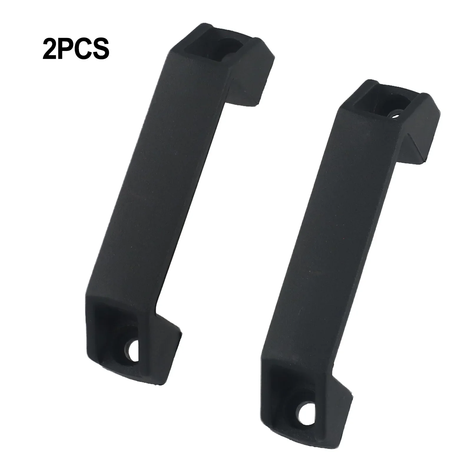 Home Improvement Cabinet Door Handles Nylon Cabinet Handles Sleek Black Appearance Sturdy Handle Comfortable Use