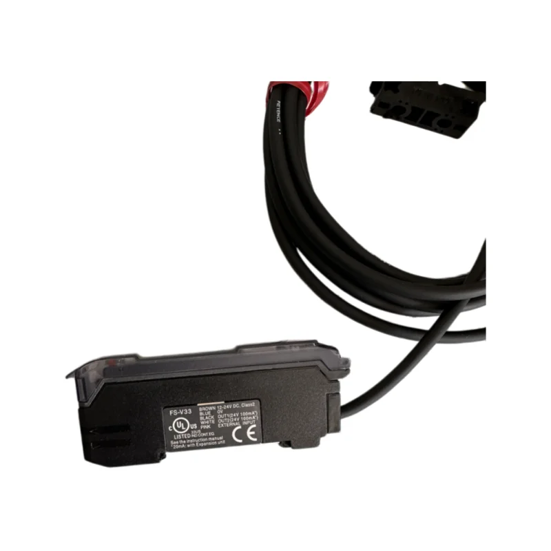KEYENCE FS-V33 FS-V33C FS-V33CP FS-V33P FS-V34 Fiber Amplifier Cable Type Host NPN Adapt to Complex Industrial Testing Scenarios