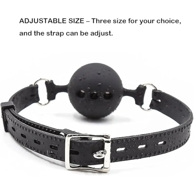 Mouth Gag Mouth Ball Non-Toxic Silicone Material Adult Sex Toys Suitable for Couples BDSM Foreplay Bundled Flirting Props
