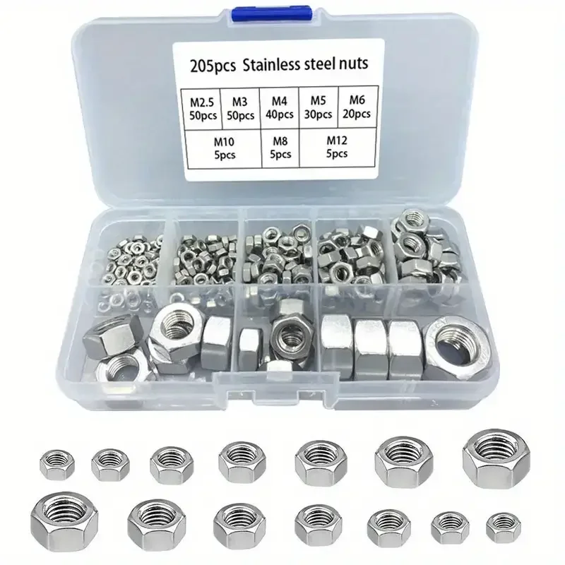 طقم تشكيلة مكسرات عرافة ، فولاذ مقاوم للصدأ ، للبراغي والبراغي ، طقم ، من من من من من من ، من من من ، من من ، من من ، من ، من من