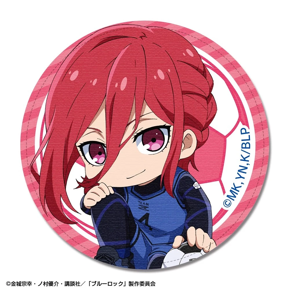 58 مللي متر أنيمي الأزرق قفل Bachira Meguru Gagamaru جين الإمامورا يوداي تأثيري حلي شارة دبوس SPTE صفيح بروش دعامة عيد الميلاد جيلف #5