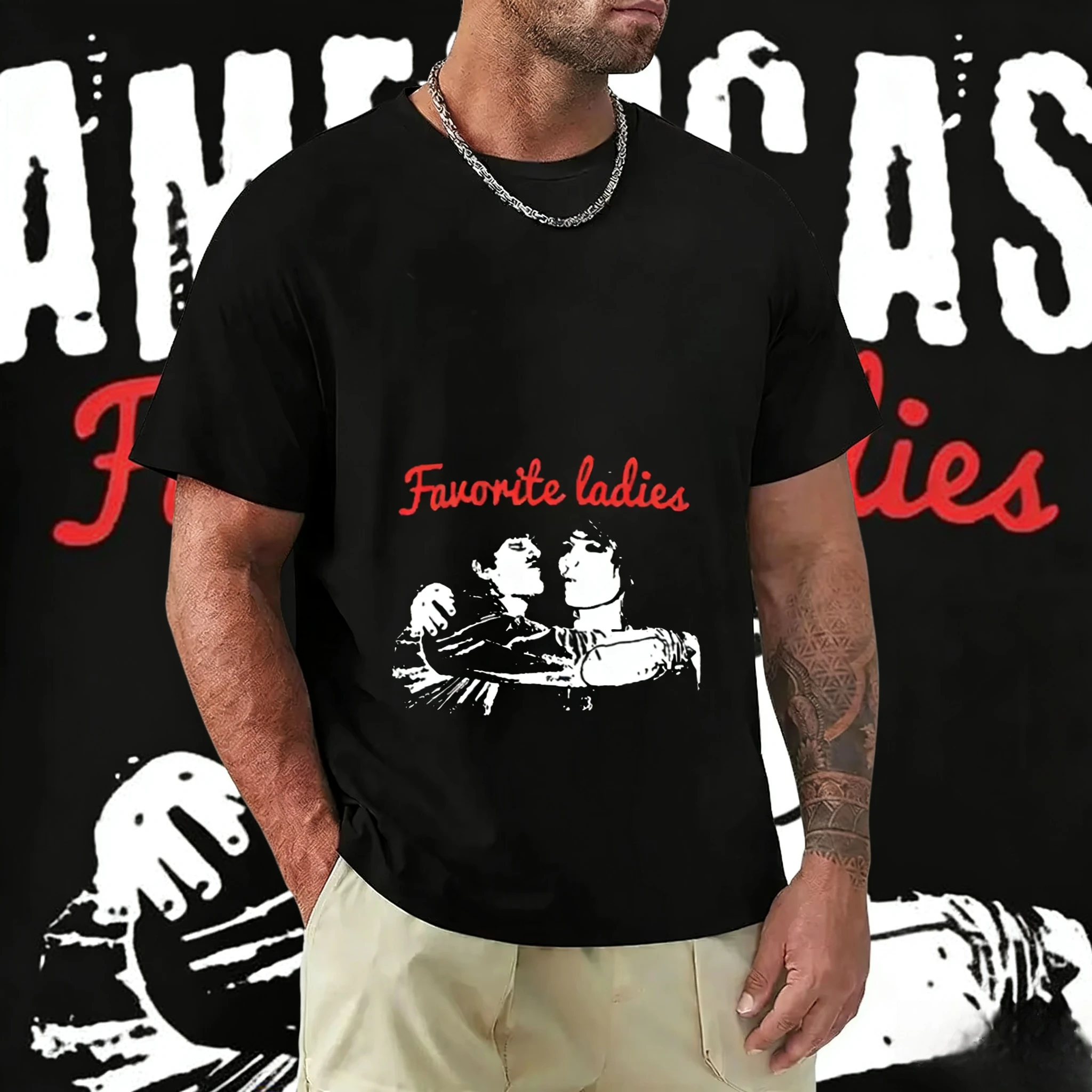 

Merch Jake Webber Johnnie Guilbert Streetwear Men's and Women's Fashion 2025-26 Summer Pure Cotton 100% Printed Loose T-shirt