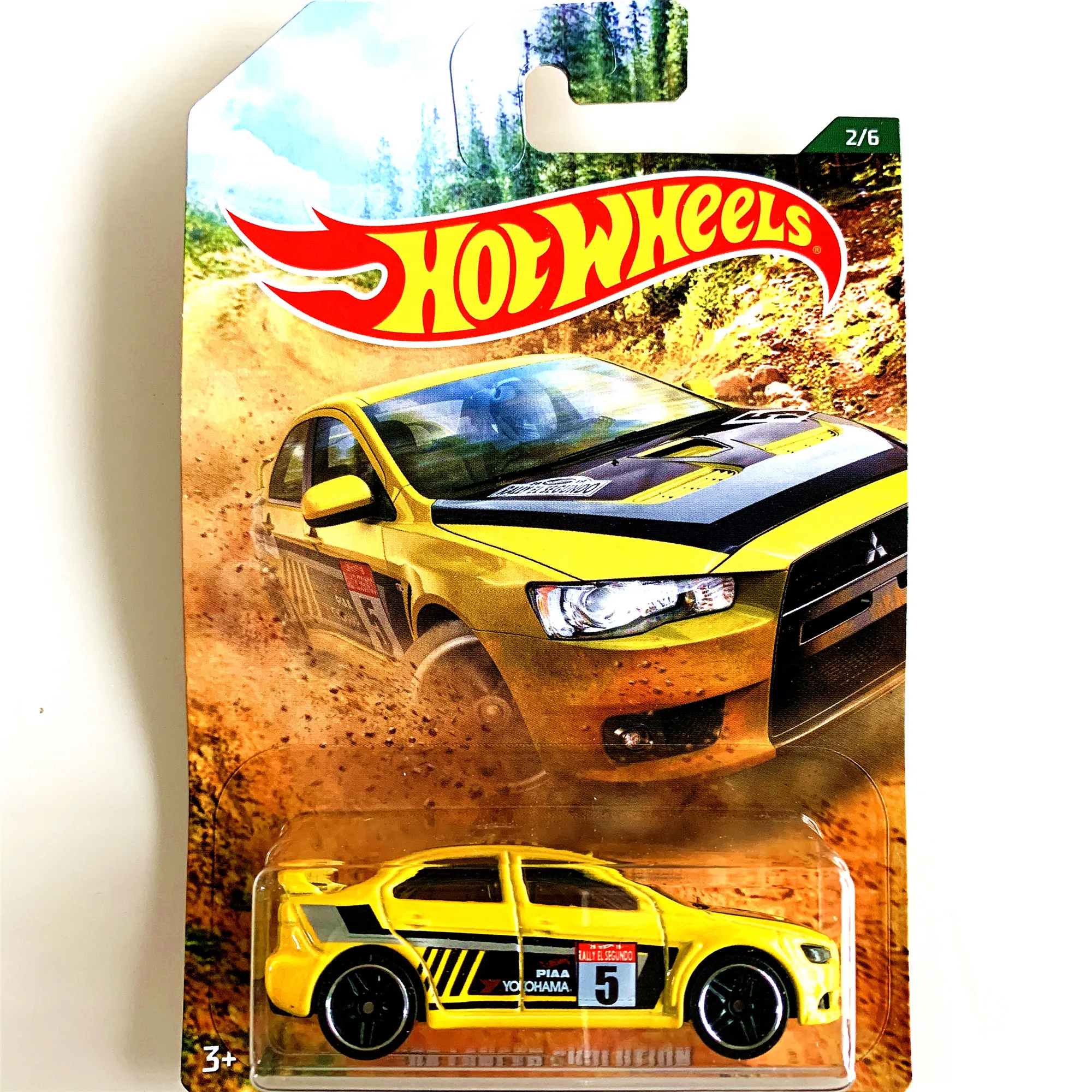 10Pcs/box Hot Wheels Sports Wilderness Rally Foro Escort Lancer Evo Scirocco Gt24 Mini Cooper S Alloy Gift Collection Car Toy