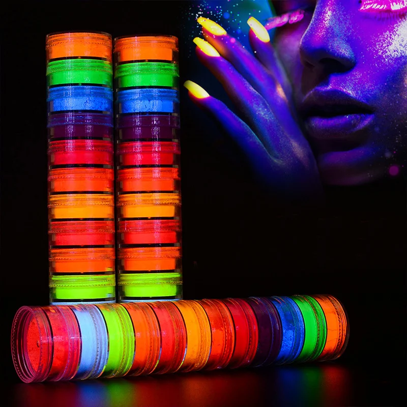 12Colors Neon Glow In The Dark - Art Craft Movement review and price