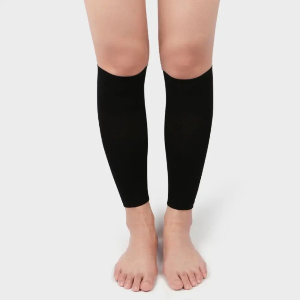 Chaussettes élastiques en nylon respirant, bas de compression fins, style mollet, leggings de sport, prévention des varices, 1 paire