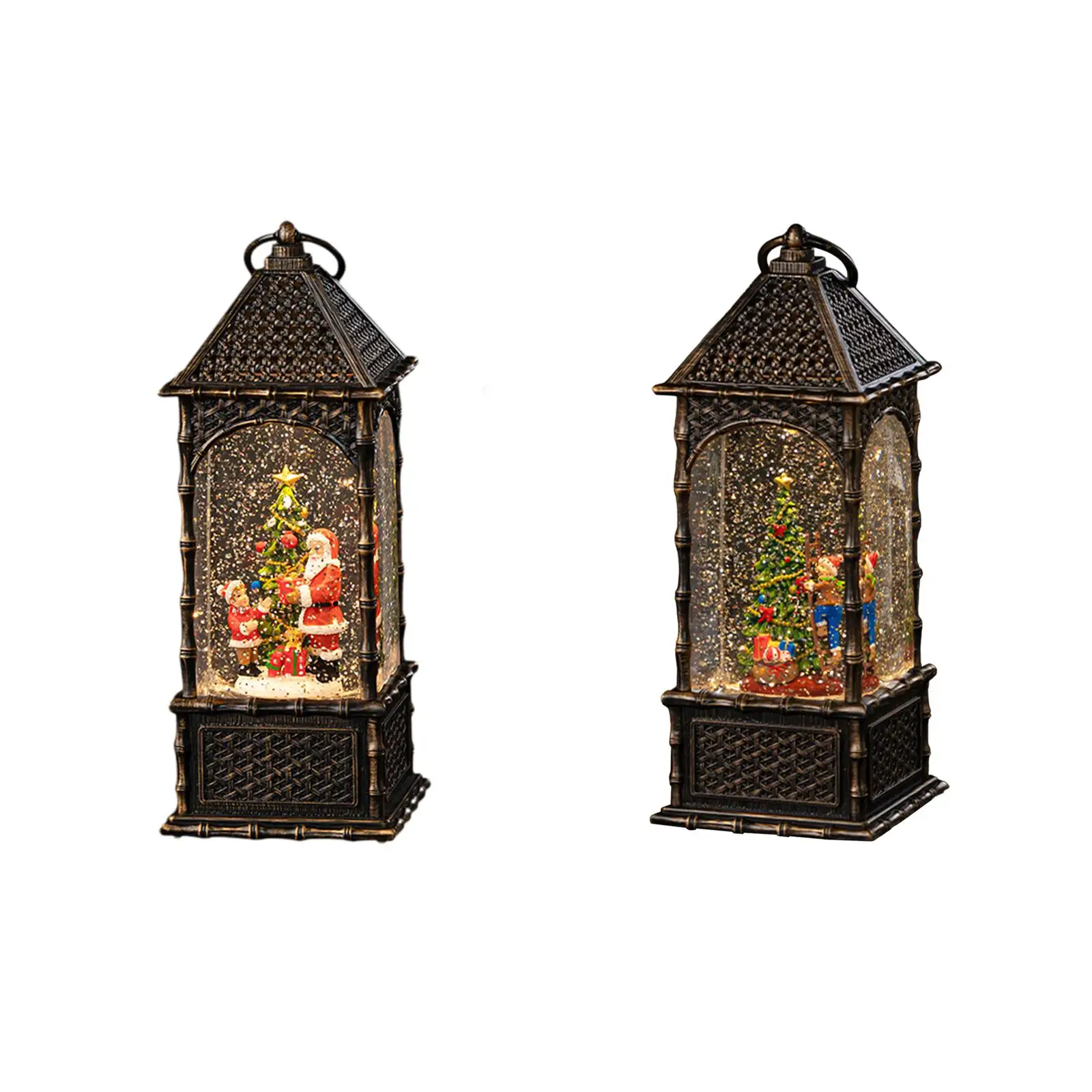 

Christmas Music Box Decor Creative Xmas Hanging Decorative Artwork Ornament Wind Lamp for Office Bedroom Home Indoor Restaurants