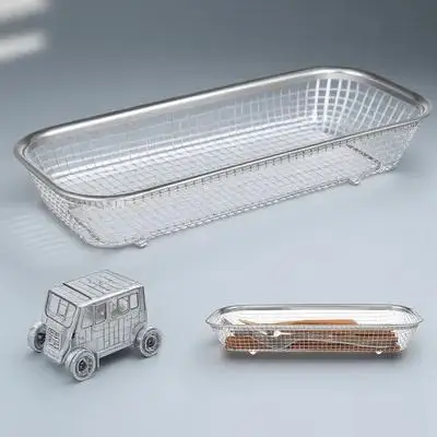 

Stainless Steel Dishwasher Basket Disinfection Cabinet Chopstick Holder Cutlery Storage Rack Thickened Utensil Container