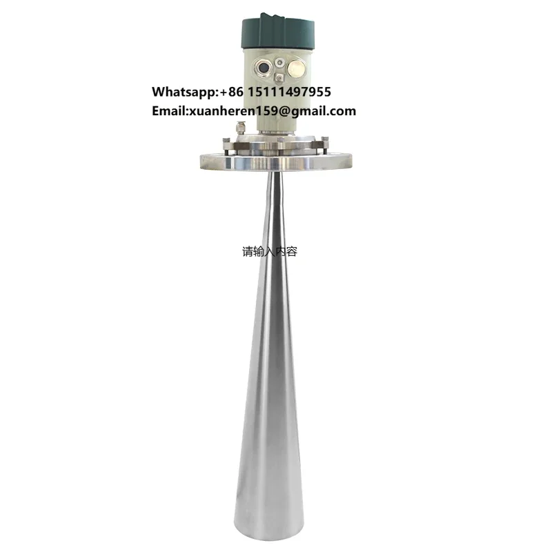 FIMEET Radar Level Sensor 3mm Accuracy Stainless Steel Vaporproof Chemical Resistant Liquid Level Measurement for Tanks