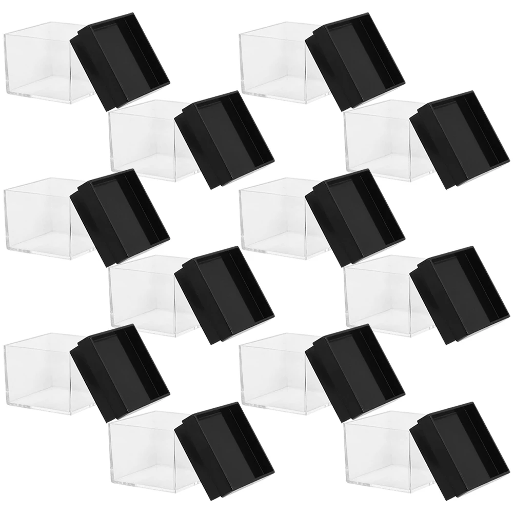 

12 Pcs Display Case Mineral Specimen Boxes Container Cases Figure Containers Small Baby