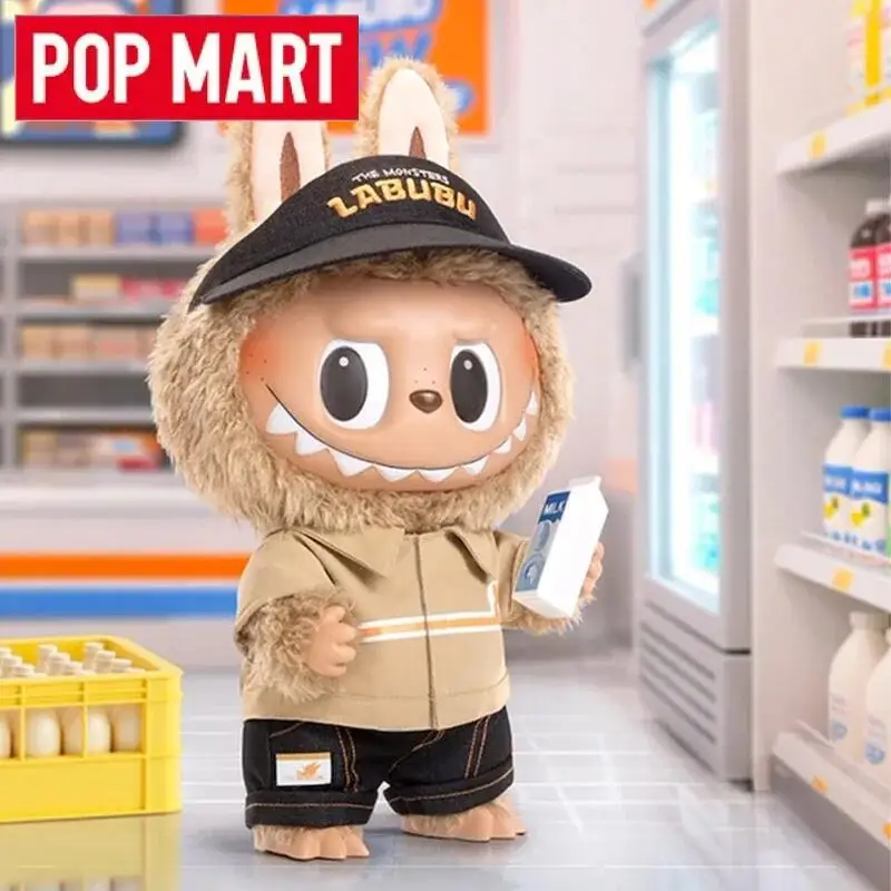 

POP MART LABUBU THE MONSTERS-The Naughty Cashier, виниловая плюшевая кукла, аниме-фигурка, натуральная Mystery Box, подарок-сюрприз, слепая коробка, игрушки