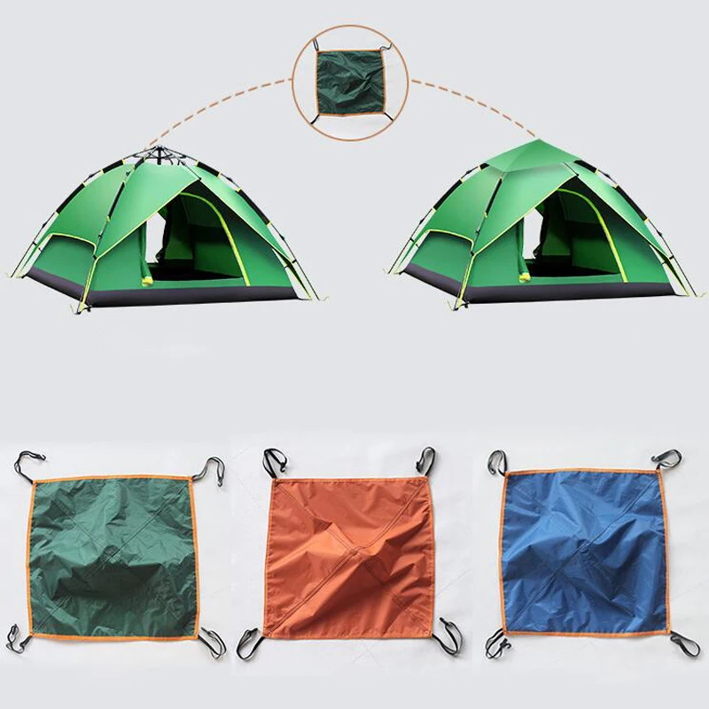 Toldo ultraligero con revestimiento de supervivencia para acampar al aire libre, carpa de playa impermeable, para la cabeza cubierta de tela, lona a prueba de lluvia