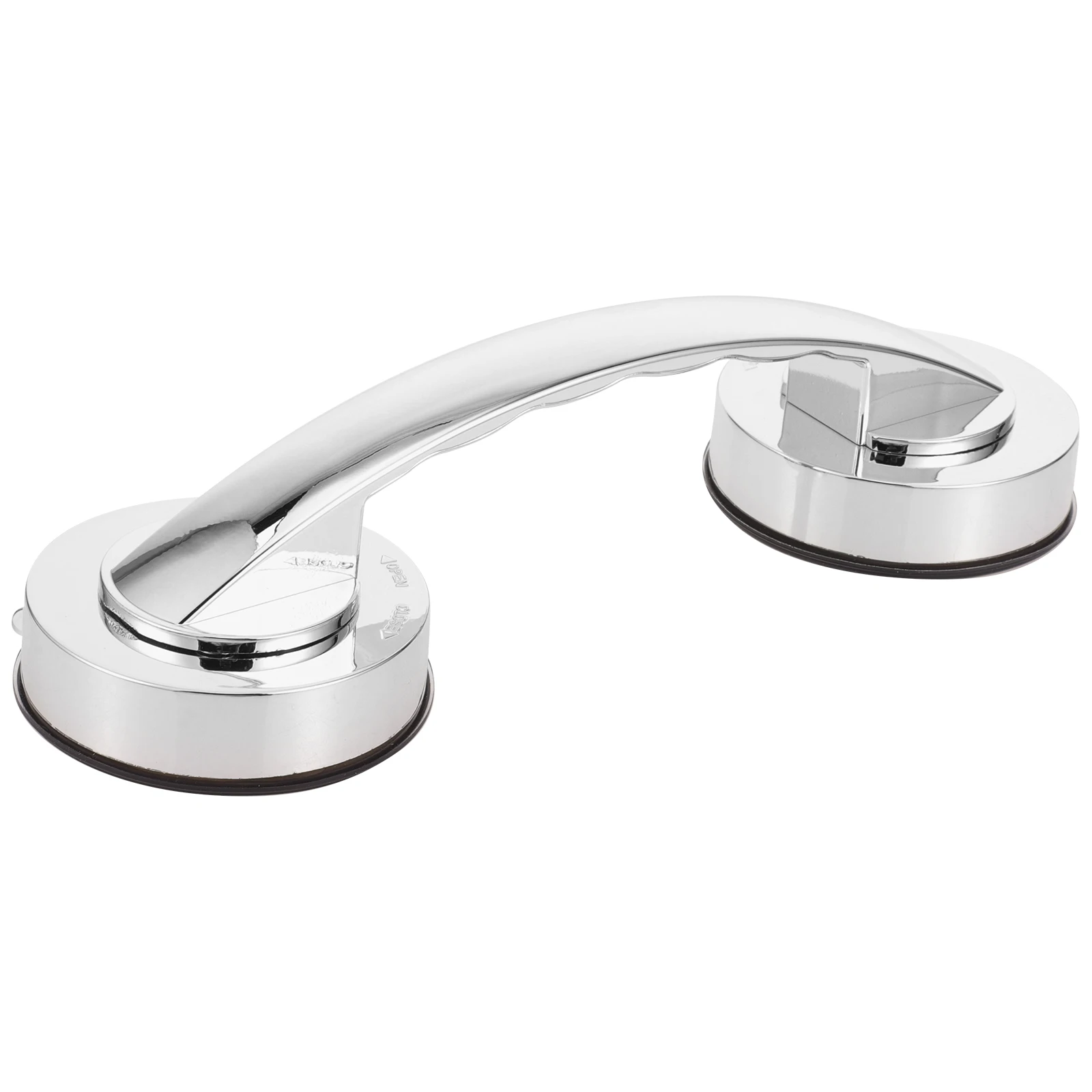 

Suction Cup Shower Grip Assist Silver Seniors Elder Suction Handle Strong Bearing Capacity Long Bathroom Kitchen