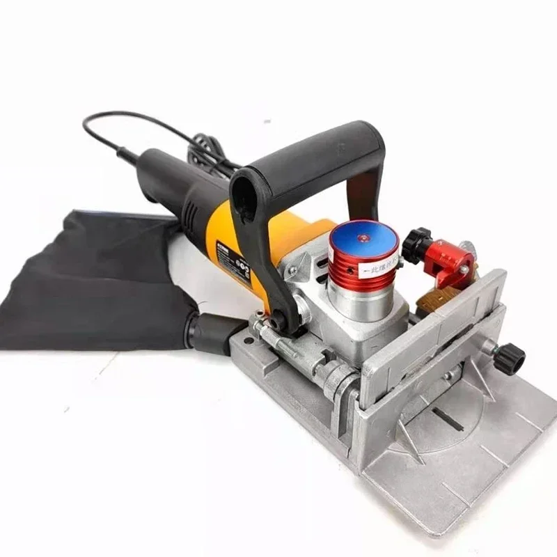 Woodworking Slotting Machine Invisible Parts Slotting Machine Angle Adjustable Non-hole Splicing Slotting Machine 750W