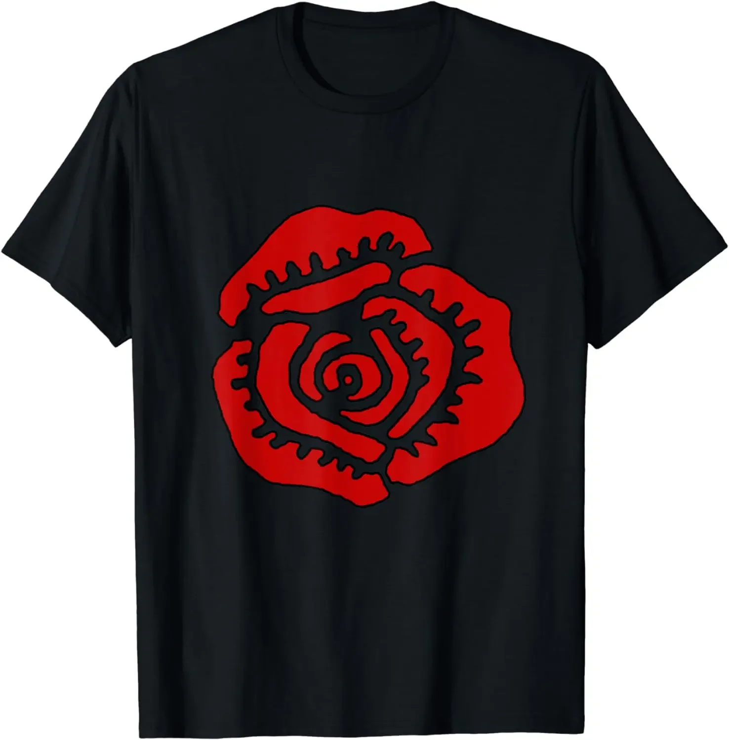 

Begonia Flower Red Scarlet Hippie Festival Jam Band Floral T-Shirt Graphic T Shirts Women Clothes Tops Ropa Mujer