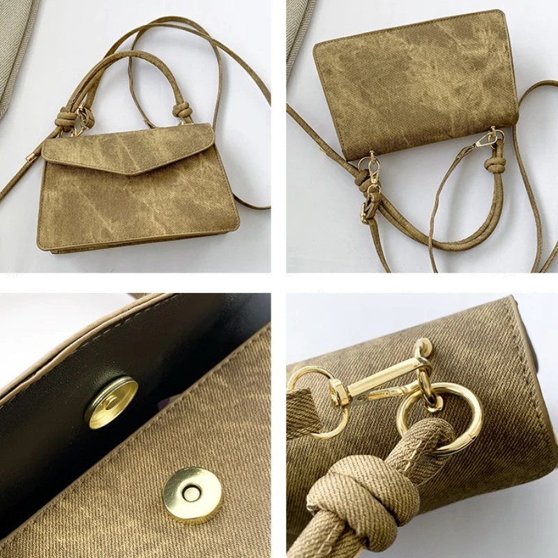 Fashionable, Simple and Personalized Small Bag for Women, New Versatile Single Shoulder Crossbody Bag, Small Square Bags image 6