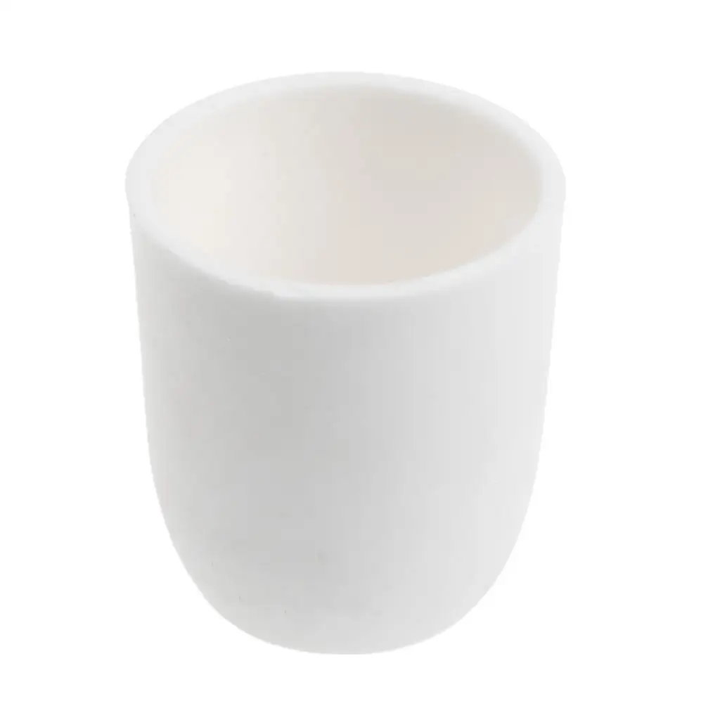 High Purity Lab Melting Crucible Alumina Ceramic Durable Cup for Classroom Science and Benchtop Furnace