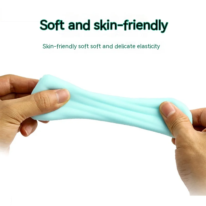 Portable Male Masturbator Cup Penis Trainer Penis Massage Stretchy Silicone Vagina Egg Vacuum Pocket Cup for Men Adult Sex Toys view 3