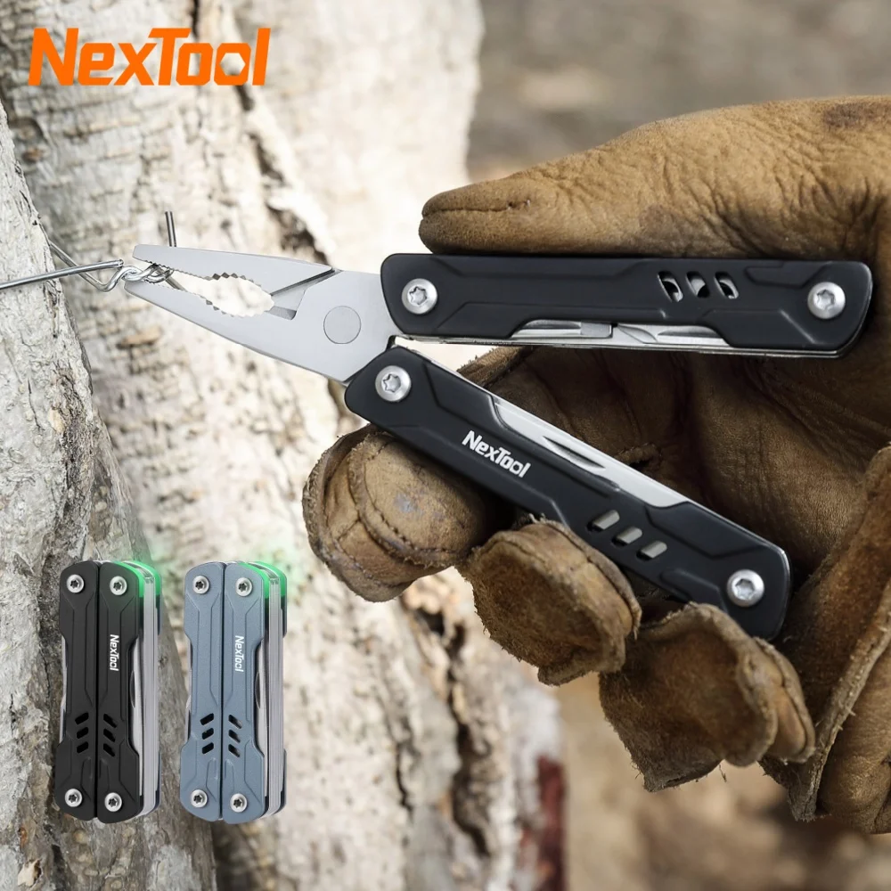 NexTool Mini Sailor S11 Keychain Multitool 11-in-1 Compact EDC Pliers Pocket Scissors Screwdrivers Lightweight Small Multitool