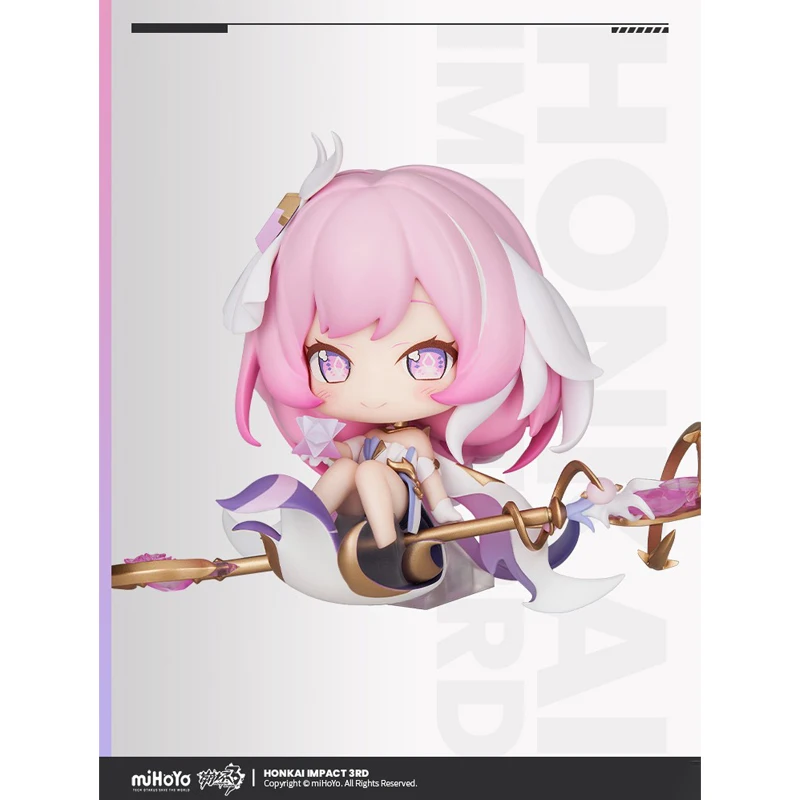 

Original miHoYo Honkai Impact 3 Elysia True Self: The Law of Man 9.3Cm Pvc Anime Action Figurine Model Toys for Boys Gift