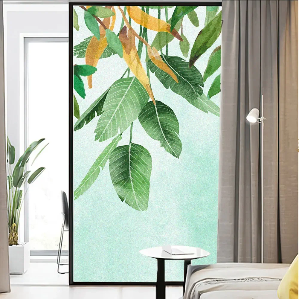 Static Cling Window Film Privacy  Non Adhesive Glass Sticker Heat Control  Window Coverings Window Tint for Homedecor