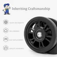 Suitable for American Tourister 85A Universal Wheel 2/4PCS Wheels for Suitcase Luggage Accessories Replacement Spare Parts Mute 6