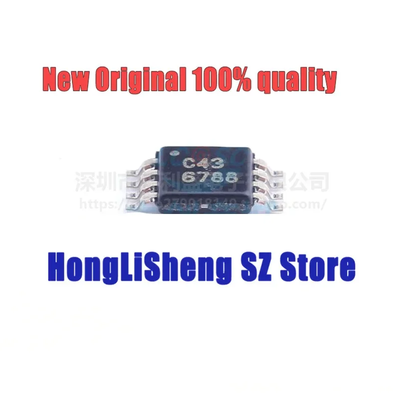 10pcs/lot OPA2343EA OPA2343 OPA2343E C43 MSOP8 Chipset 100% New&Original In Stock