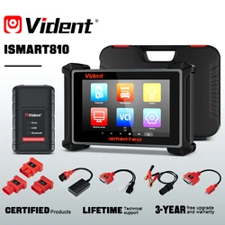 VIDENT ISMART810  Car Diagnostic Tool ECU Coding Key Programming  Bluetooth DoIP&CAN FD Scanner Active Test 40 Resets