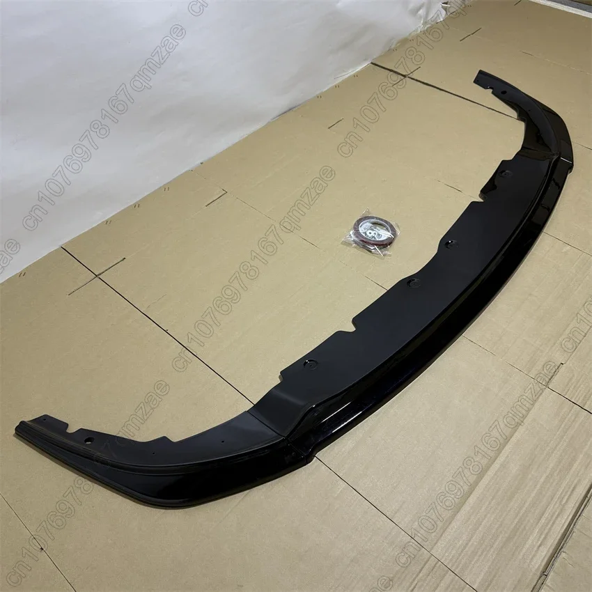 For BMW 1 Serie F40 M Sport 118i 120d 128ti M135i 2020-2024 Car Front Bumper Lip Splitter Diffuser Body Kits Spoiler Gloss Black