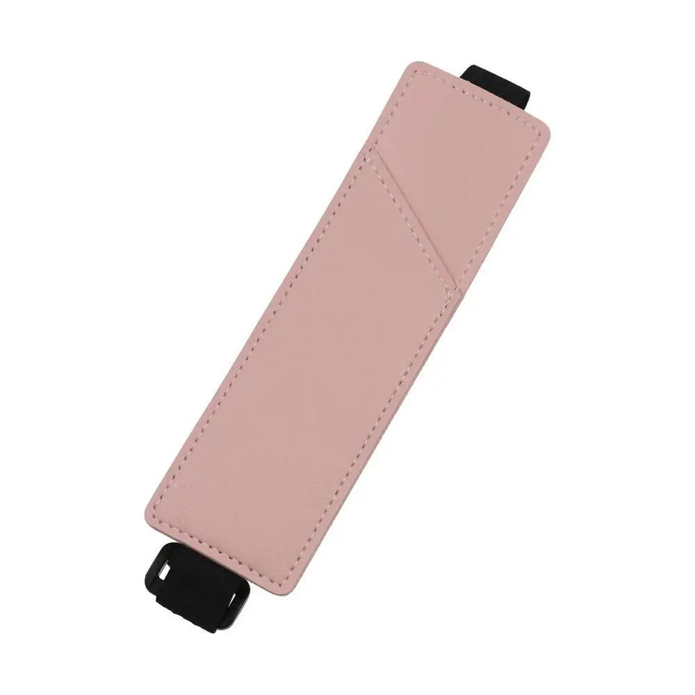 PU Leather Elastic Band Pen Holder Adjustable Straps Colorful Pen Sleeve Pouch Light Weight Detachable
