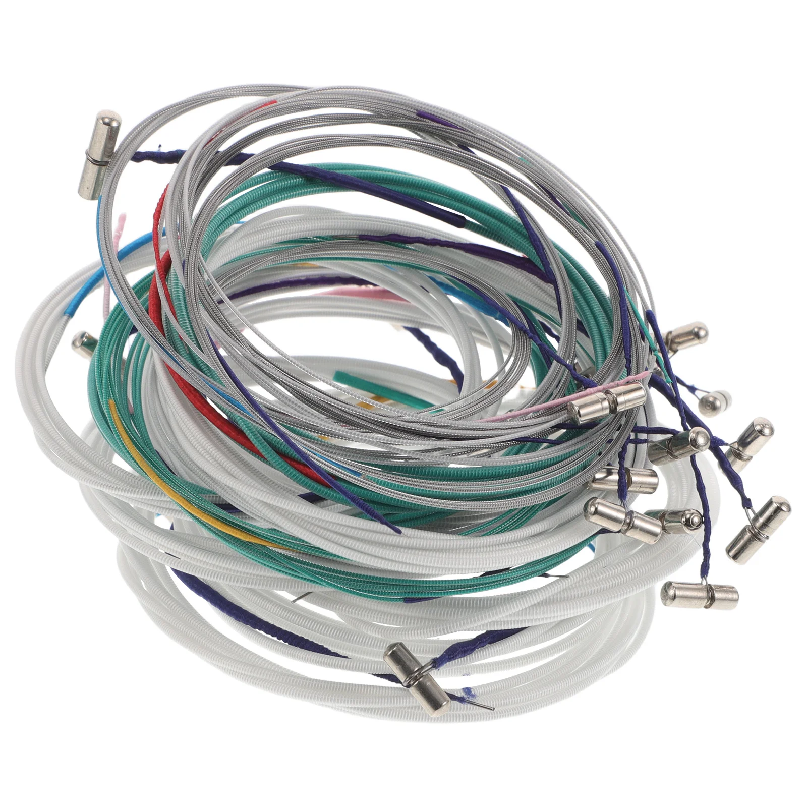 

21Pcs Guzheng Strings Chinese Instrument Nylon String Line for Beginner Kids Practice Zither Replacement Parts 163Cm