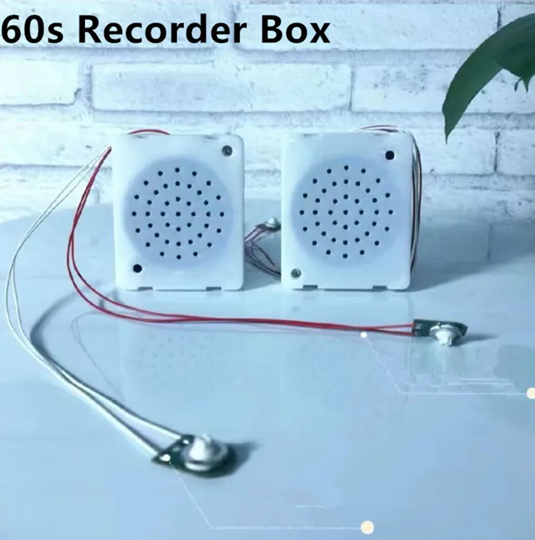 

10 Pcs/Lot, Thanksgiving Day Gifts 60s Voice Recording Box Message Box Module Clear Sound for Stuffed Animals DIY Gift/ Toy