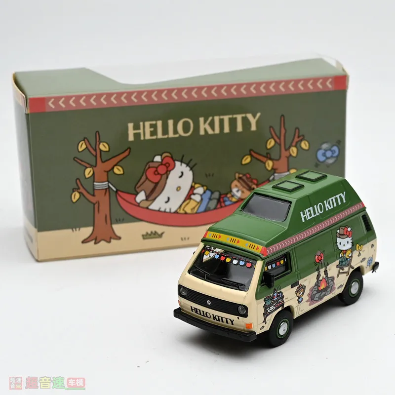 

Масштабная модель автомобиля Volkswagen T3 Van Camping (1:64) — реалистичная статическая модель из сплава, подарок для мальчиков и коллекционный предмет для демонстрации.