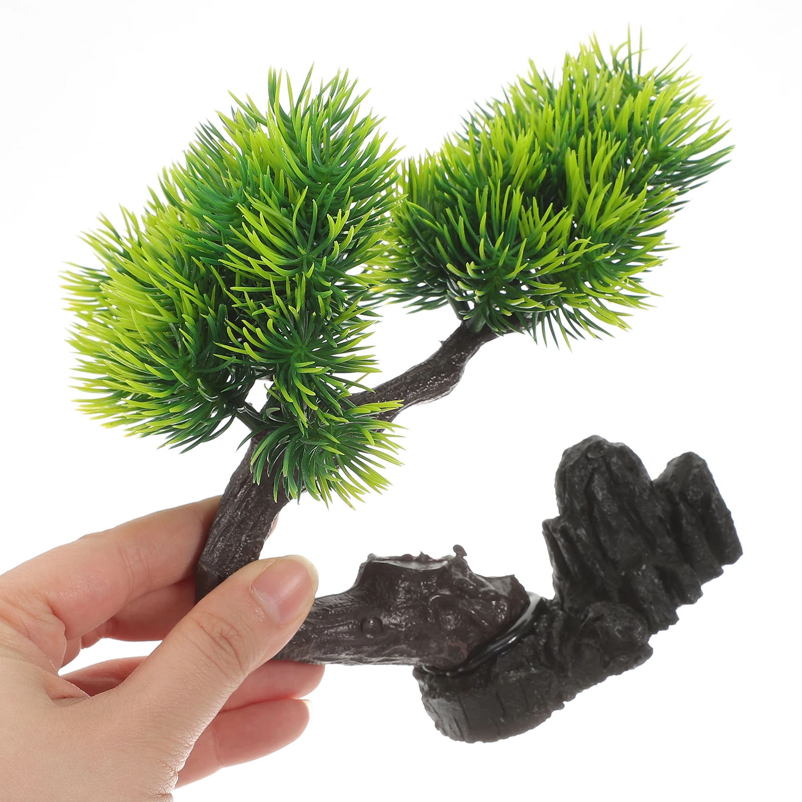 

Artificial Aquarium Plants Decor Lifelike Fake Grass for Fish Tank Landscaping Accessories Plastic Plant Vase Hiding Place
