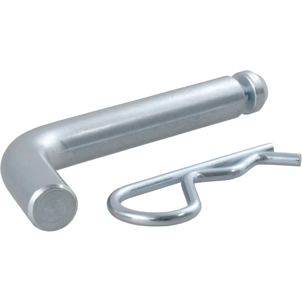 Pasador y clip de enganche de remolque de 5/8 de pulgada con cabezal ranurado, se adapta al receptor de 2 pulgadas para un remolque seguro