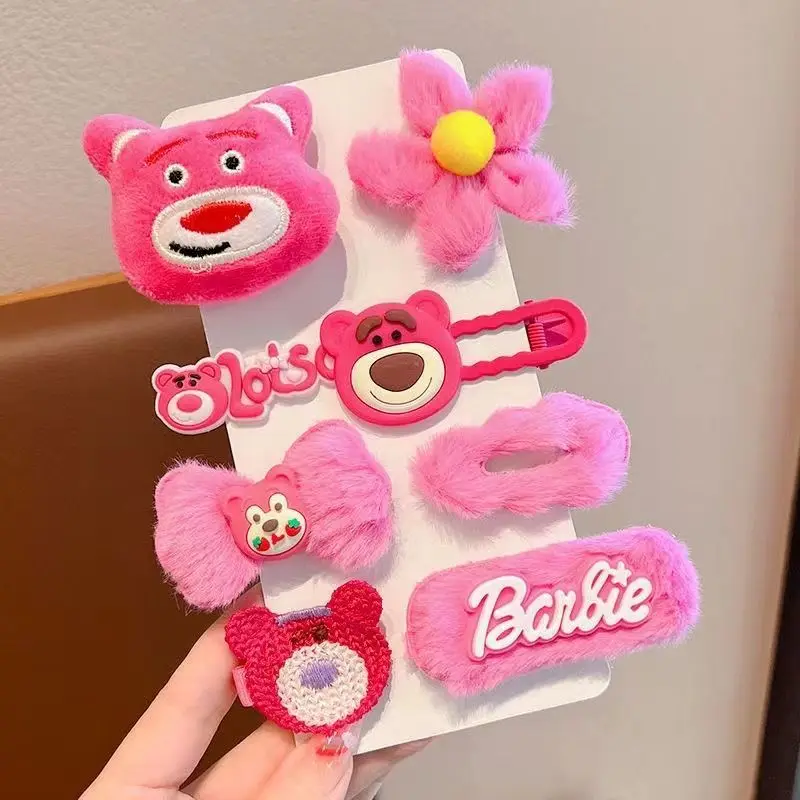 Pcs8 Kawaii Kuromi My Melody PomPomPurin Cinnamoroll Sanrio Lovely Children Hair Accessories Birthday Present for Girls