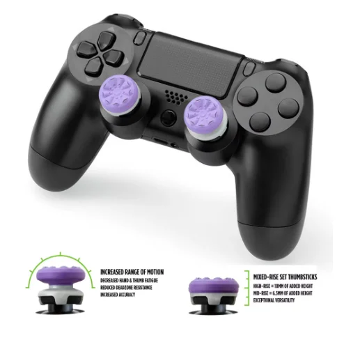 2pcs Silicone Thumb Grip for P5/P4 Joystick Booster Caps Game Controller Accessories Rocker Cap Pair Supports P4/P5 view 4