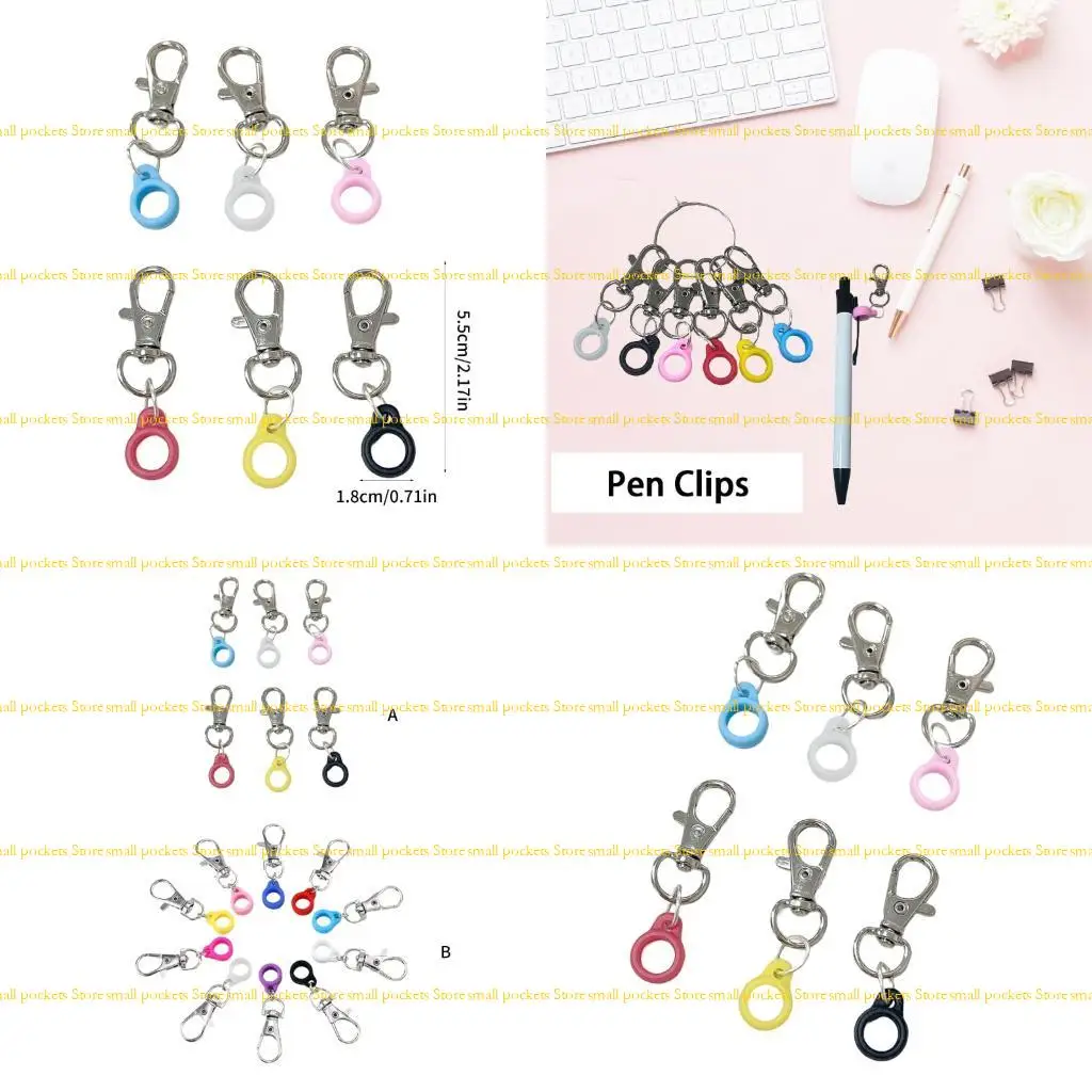 

R1WD Reusable Silicone Lobsters Stationerys Clip Material For Folders Documents