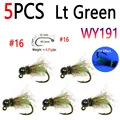 5pcs Lt Green Sz 16
