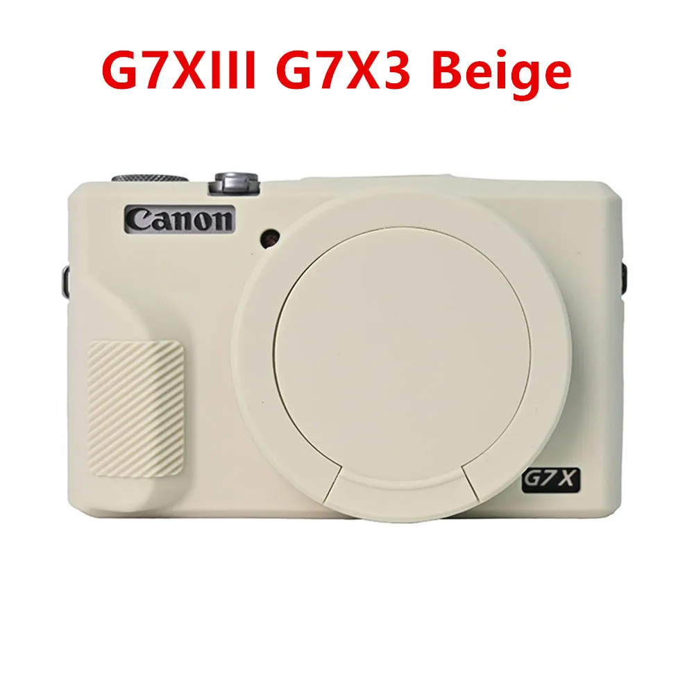 Soft Rubber Silicone Case for Canon PowerShot G7X Mark II III